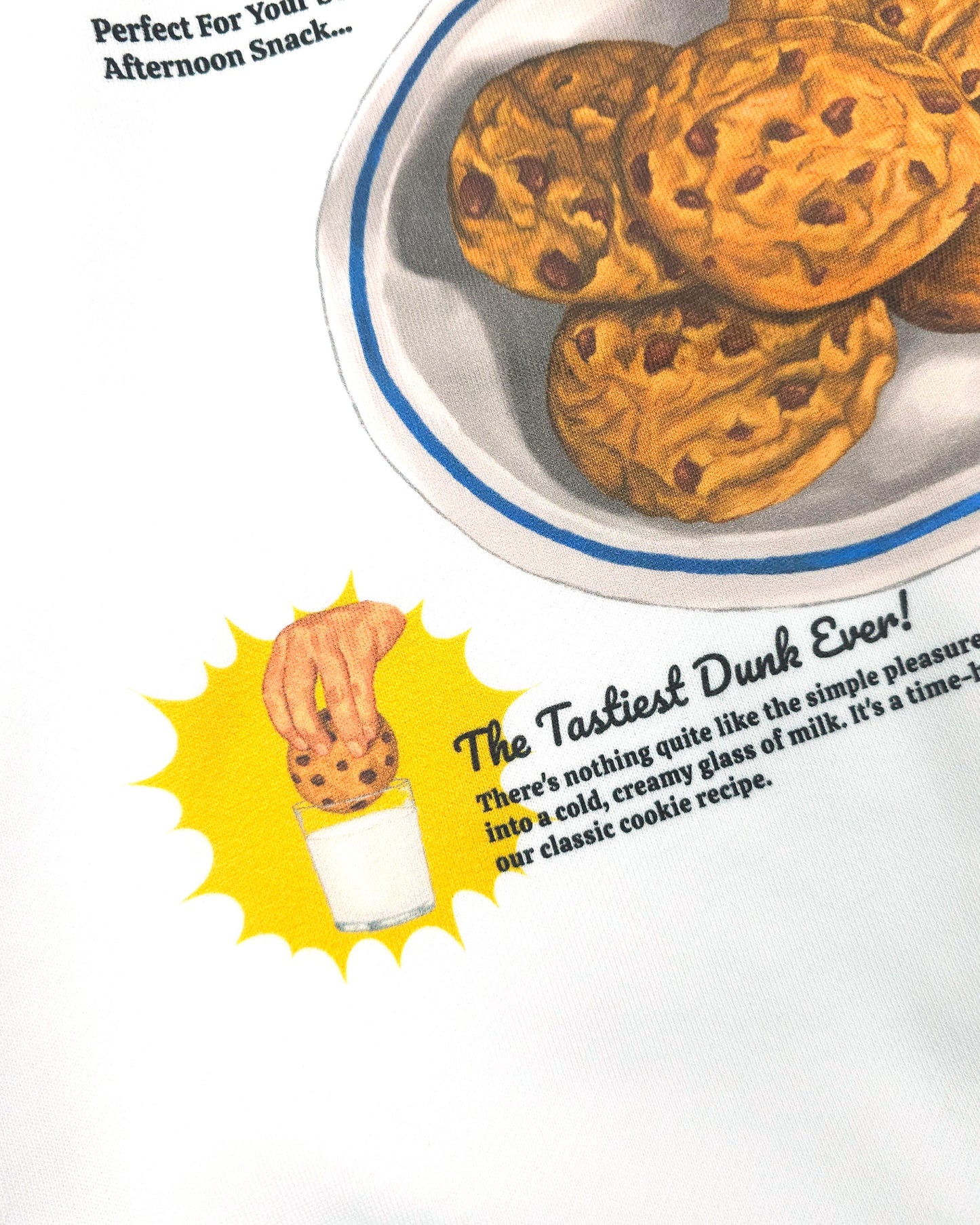 Retro Ad Long-Sleeved Shirt Chocolate Chip Cookie