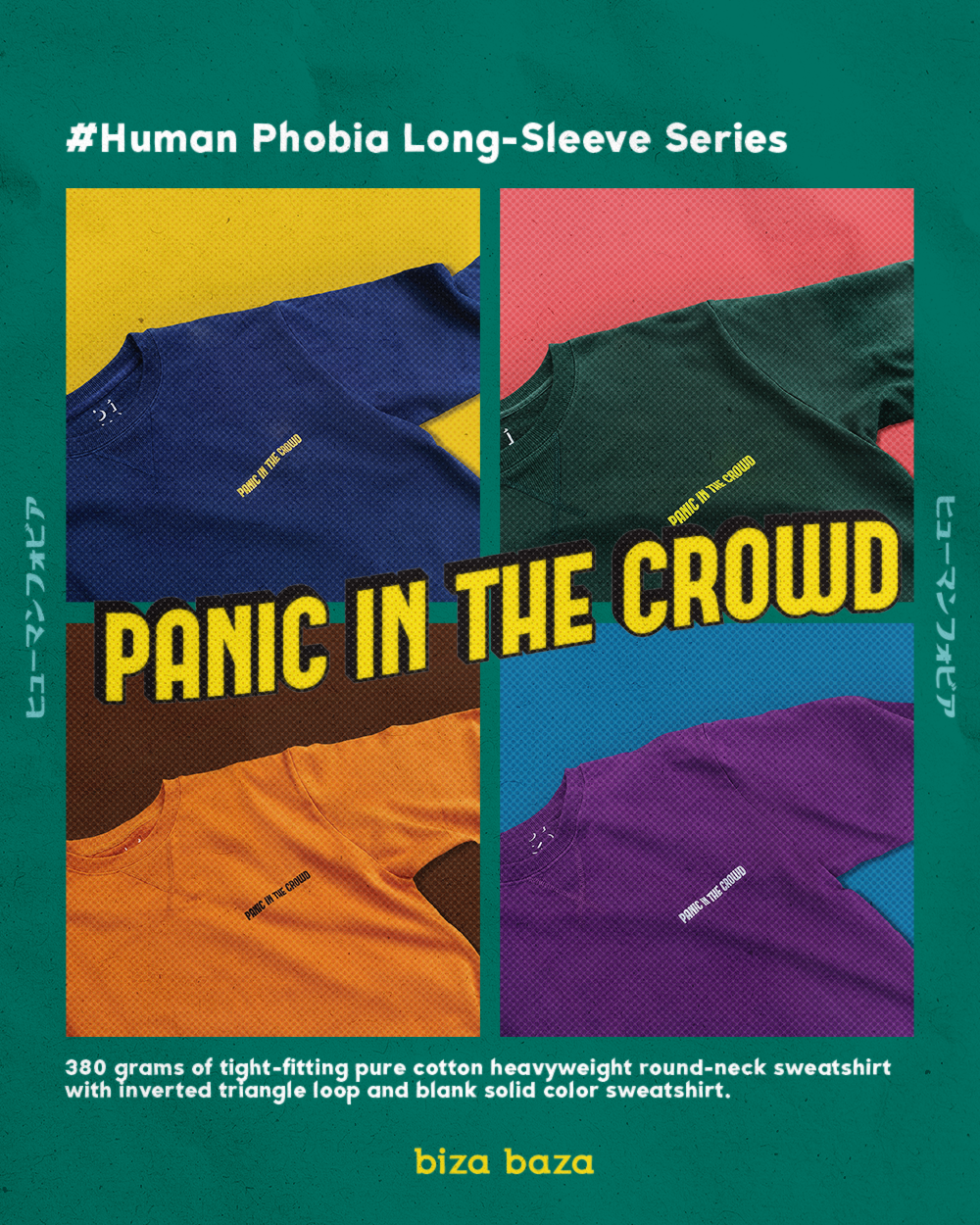 Human Phobia Long-Sleeved Shirt - Boy