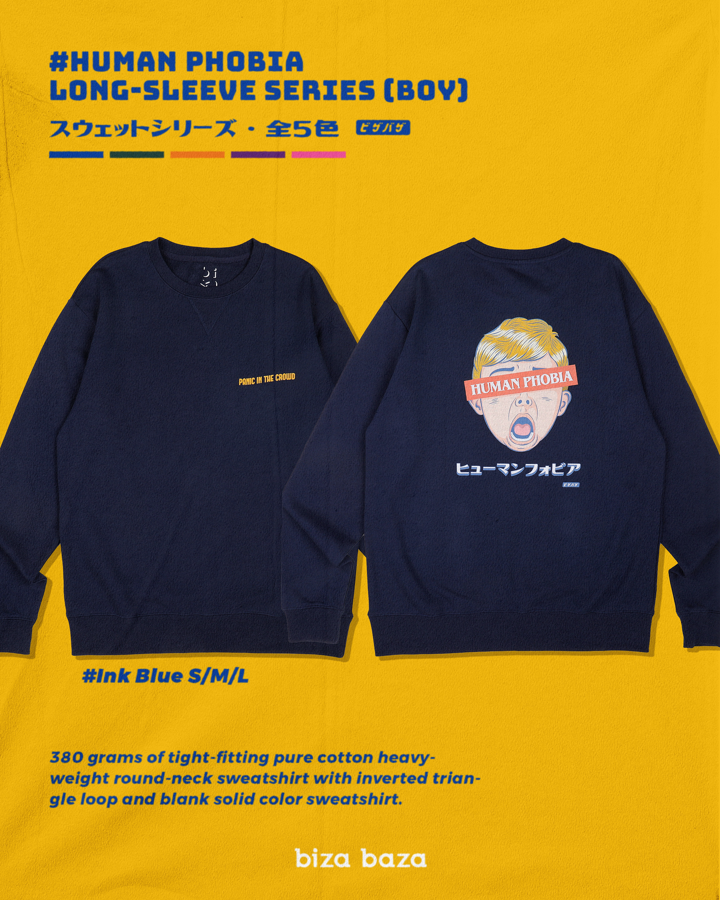 Human Phobia Long-Sleeved Shirt - Boy
