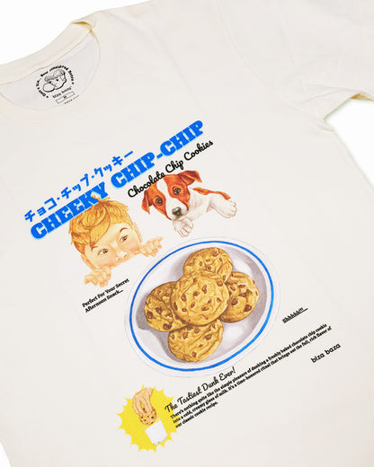 Retro Ad T-shirt Chocolate Chip Cookie