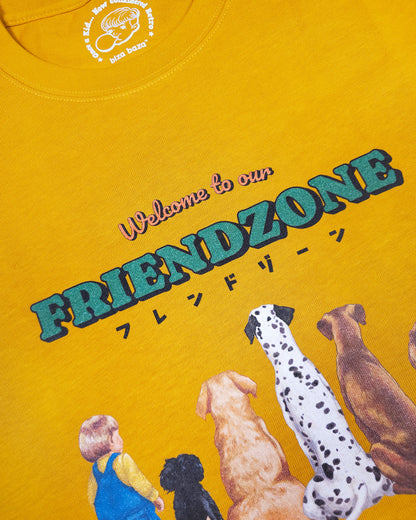 レトロ広告Tシャツフレンドゾーン