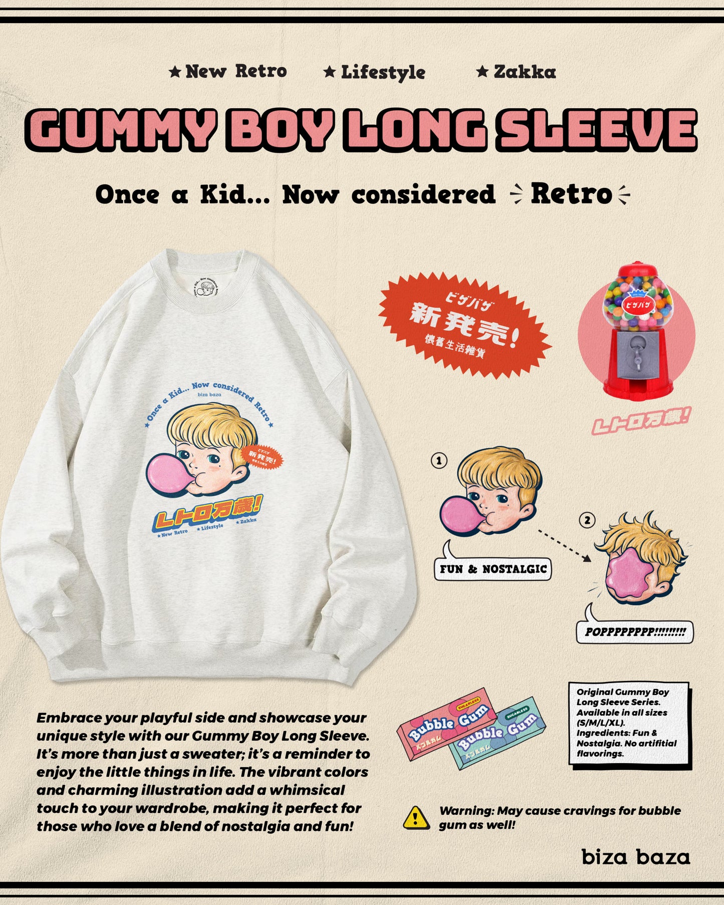 Gummy Boy Long-Sleeved Shirt