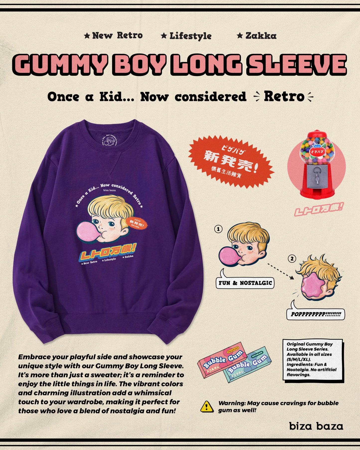 Gummy Boy Long-Sleeved Shirt