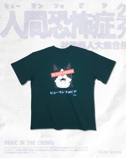 Human Phobia T-shirt - Cat