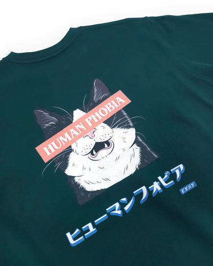 Human Phobia T-shirt - Cat