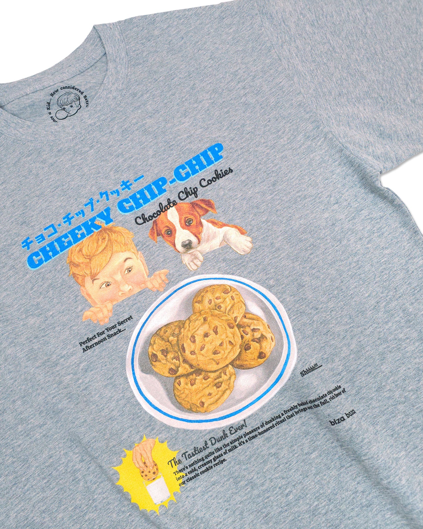 Retro Ad T-shirt Chocolate Chip Cookie