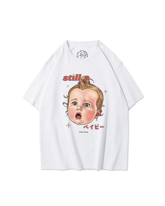 ［Regular Size] Still A Baby Retro T-shirt Series